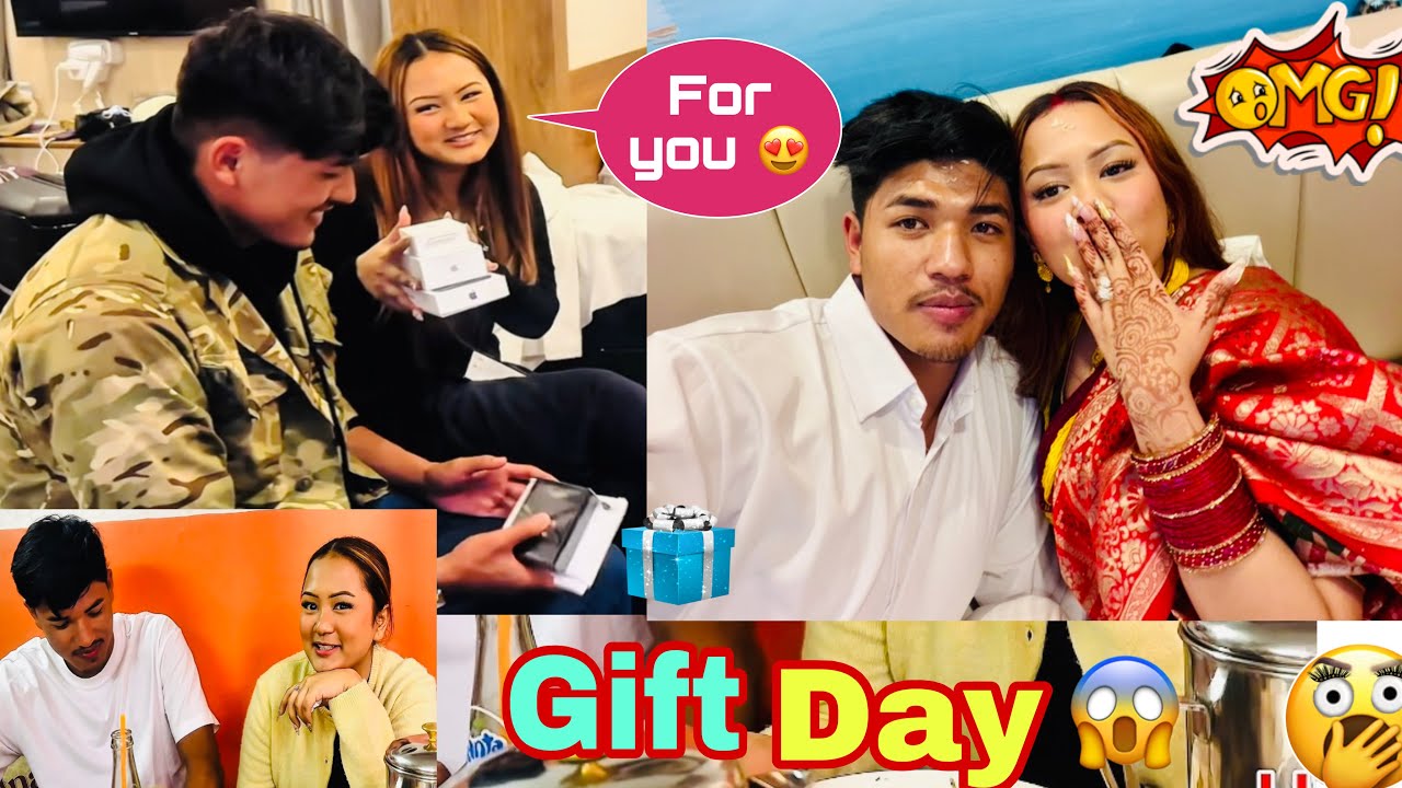 बुहारीले कोशेली बाड्न थालिन🛍️💕सुजनलाई Surprise Gift 💝❤️Twins couple 