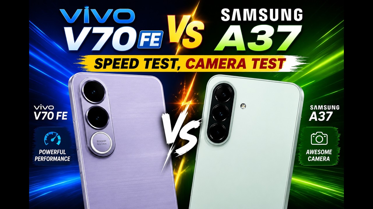Vivo V70 FE против Samsung A37 | Тест скорости и сравнение камер 🔥