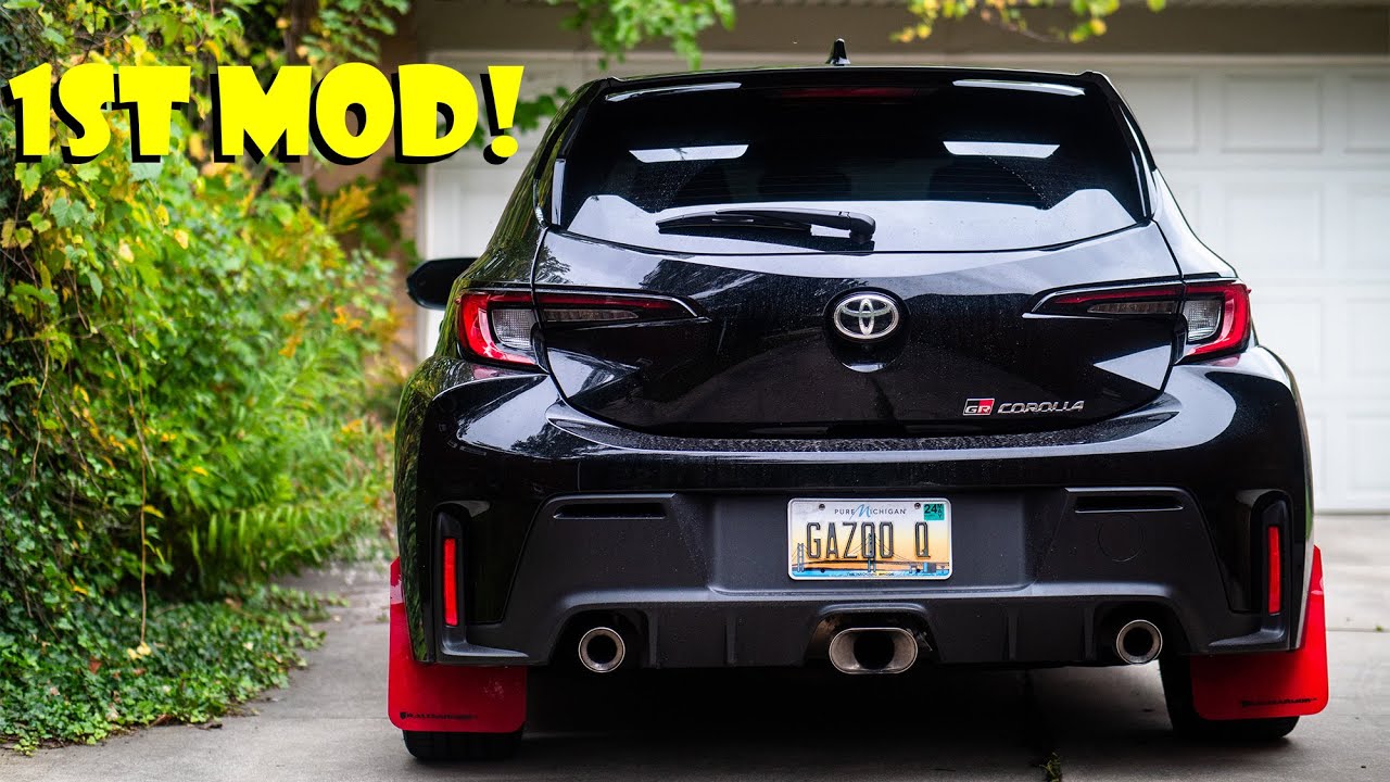 Устанавливаю брызговики на мою GR Corolla!!!