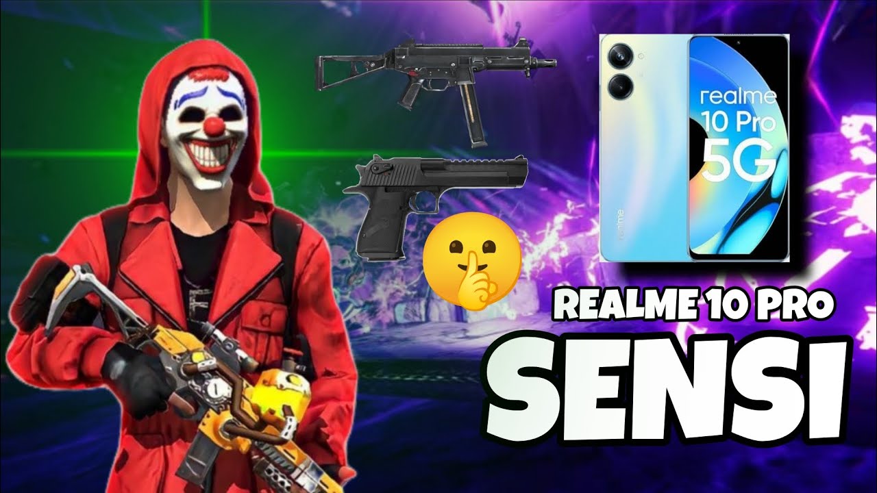 Realme 10 pro free fire sensitivity setting ⚙️ | realme 10 pro free fire headshot setting ⚙️