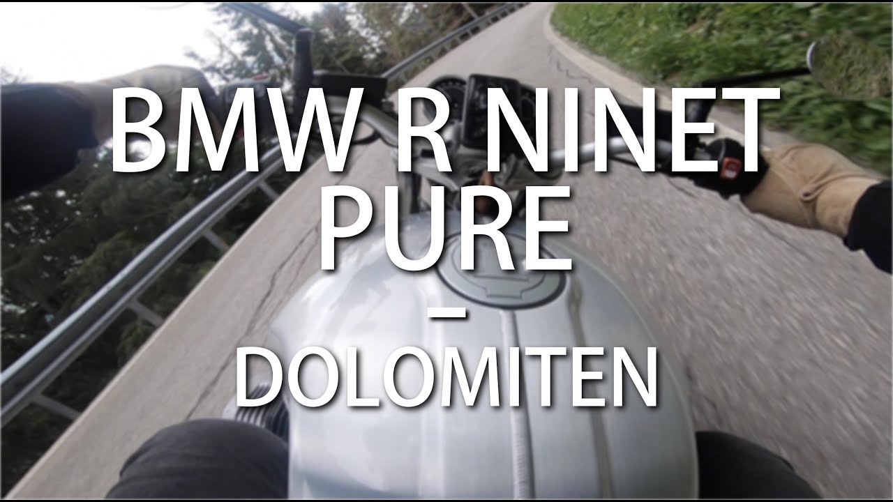 BMW RNineT Pure - Cruising the Dolomites Pt. 1 - RAW Sound