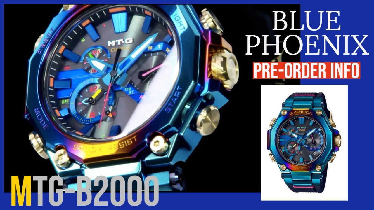 G-SHOCK MTGB-2000PH-2A BLUE Phoenix WHERE TO BUY Info - COP OR NOT? HOW TO RESERVE - MTGB2000PH