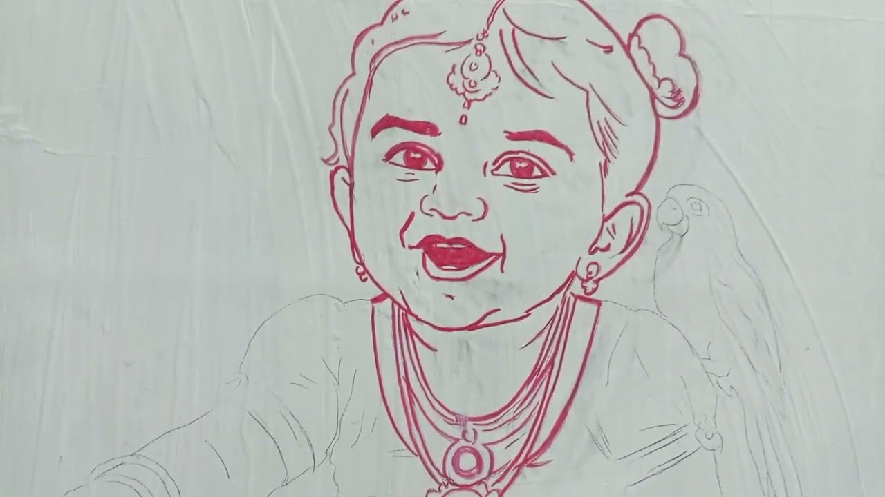 how to draw paint step by step easy method@balajarts
