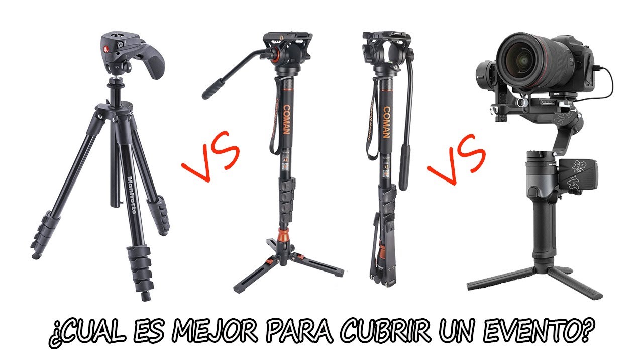 TRIPODE vs MONOPIE vs GIMBAL ¿Cuál es Mejor en los Eventos? Mi Experiencia