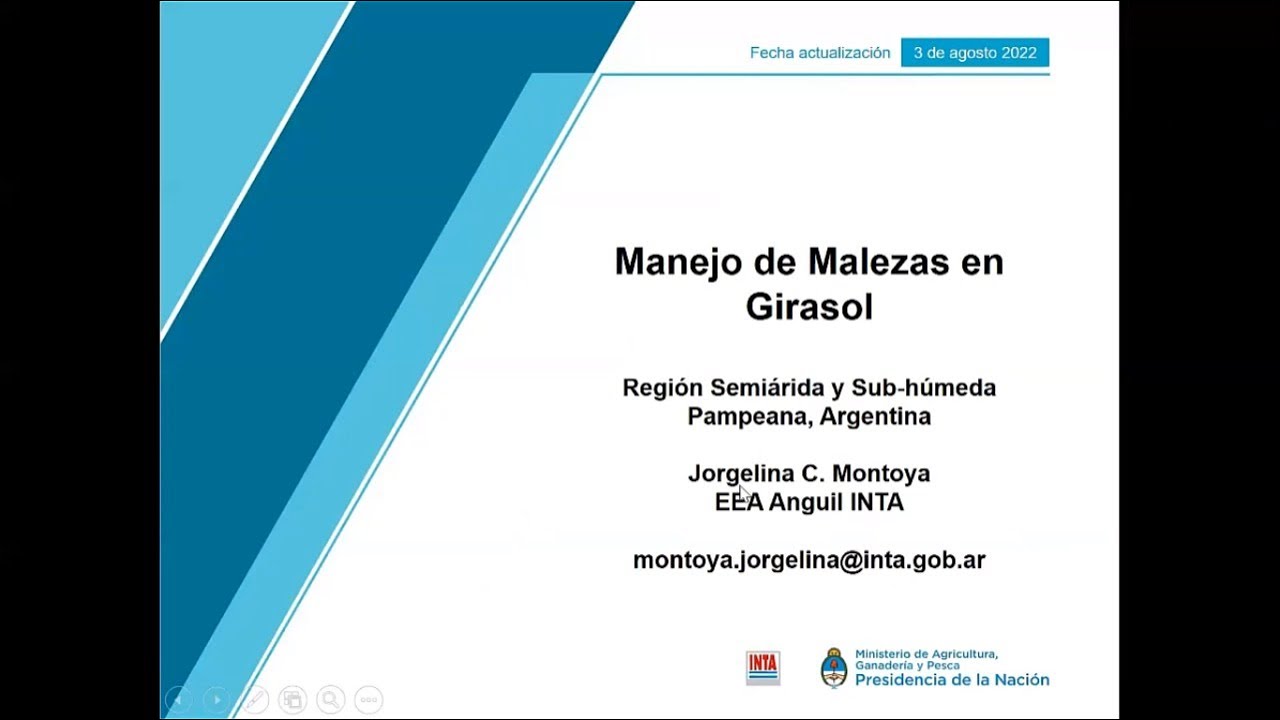 Capacitación: Manejo de malezas en girasol