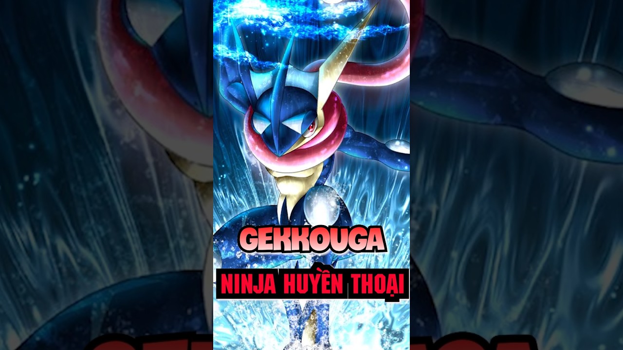 Gekkouga ếch ninja huyền thoại của Satoshi #anime #pokemon  #animeshorts
