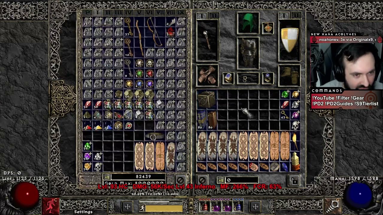 My Craziest Grand Charm Reroll Session Ever?!? The Slot Machine Pays Out!  Hardcore PD2 S9