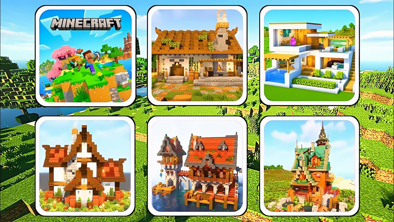 Minecraft PE, Survival World, Crafting World, Block Crazy, Pixelart Crafting, Craft Block (Village)