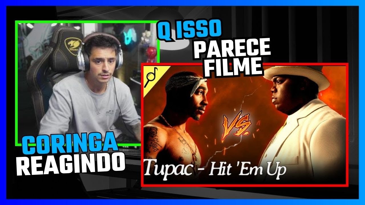 CORINGA Reagindo A TRETA  2Pac Vs Notorious B.I.G | Decifra Hits