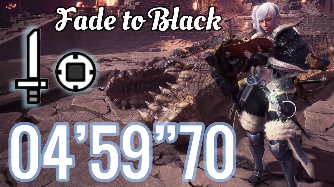 [MHWI/PS5]伝説の黒龍 ミラボレアス 猫火事場 片手剣 ソロ 04’59’’70/Fade to Black Fatalis Felyne Heroics Sword and Shield
