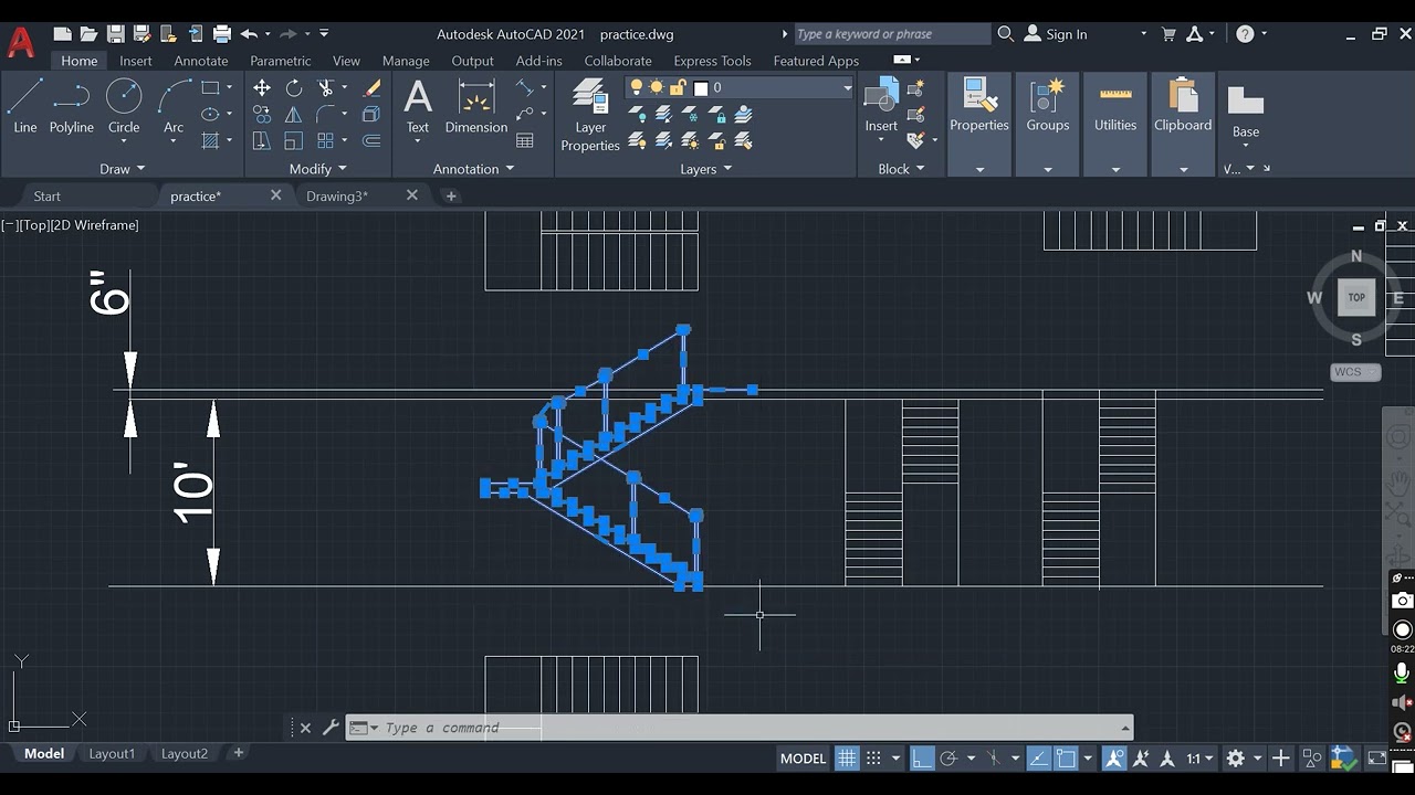 AutoCAD Tutorial STEP-BY-STEP, Kannada Course | Class -7 | Civil Engineer