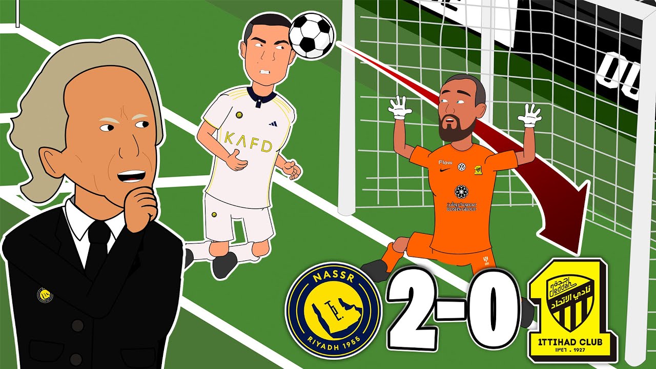 النصر يفوز على الاتحاد في الدوري السعودي 🤩✨