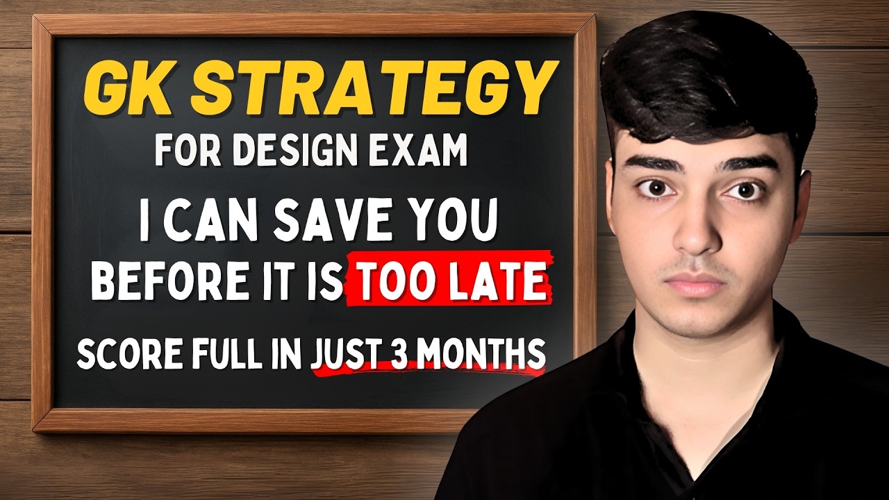 GK Strategy 2026 for UCEED NID NIFT : Score 100% with Proven Tips & Smart Study Plan
