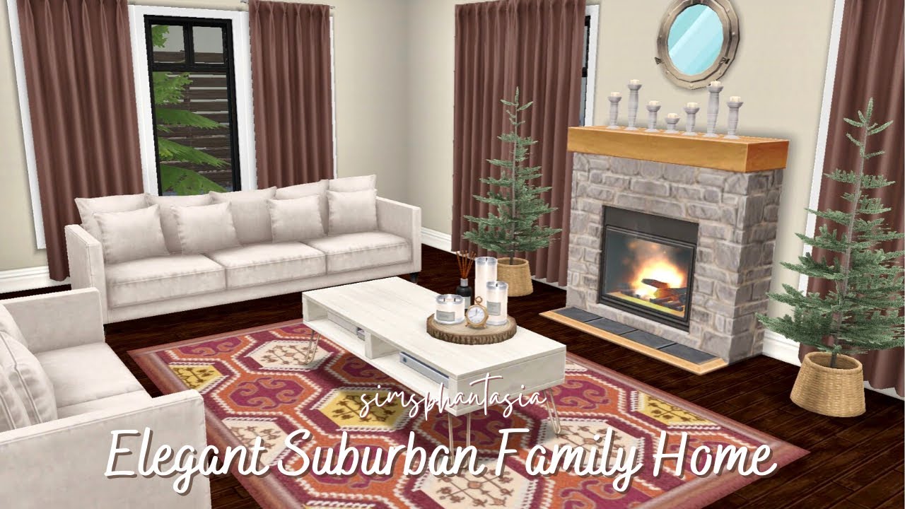 The Sims FreePlay ~ Elegant Suburban Family Home 💖 House Tour 💖