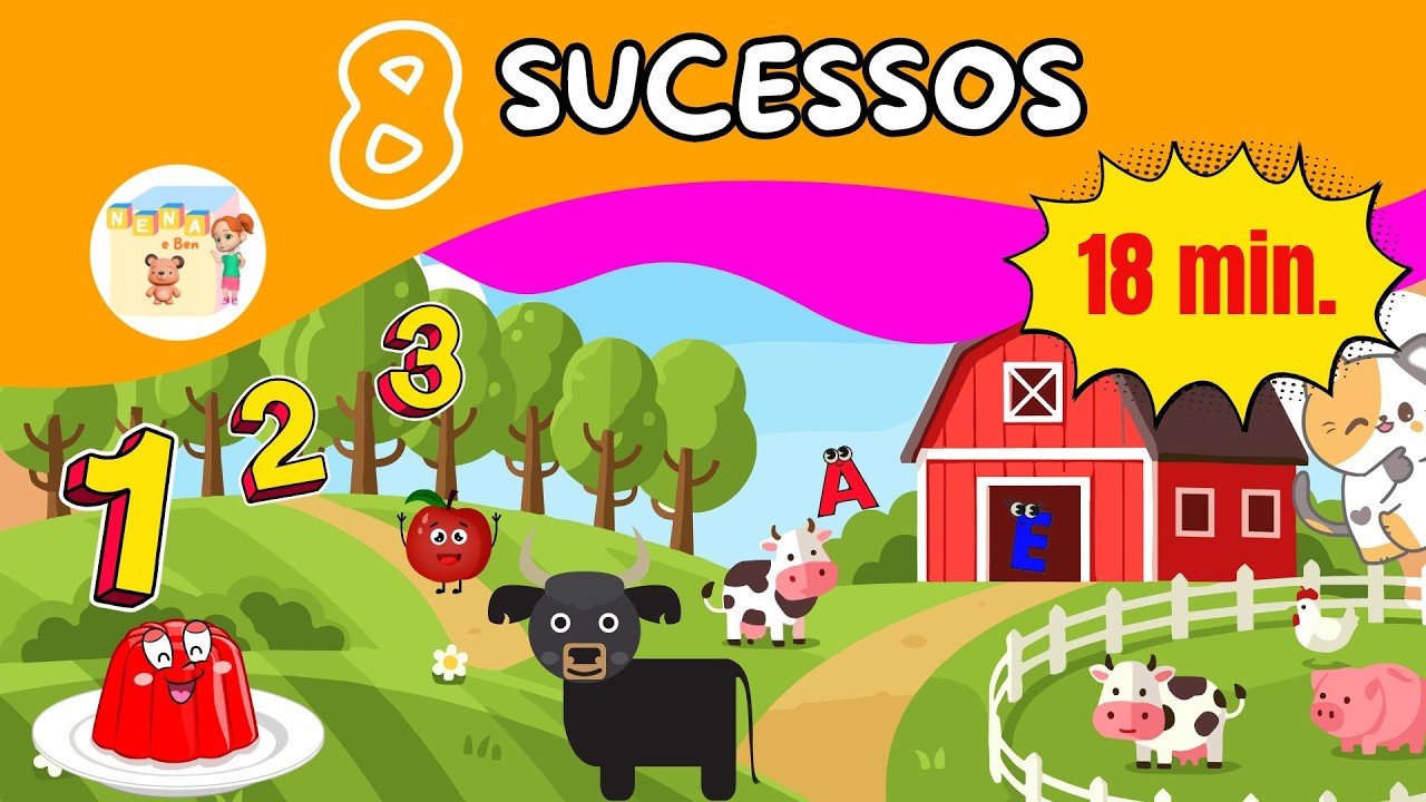 Os Desenhos Infantis Mais Assistidos - Sucessos Nena e Ben