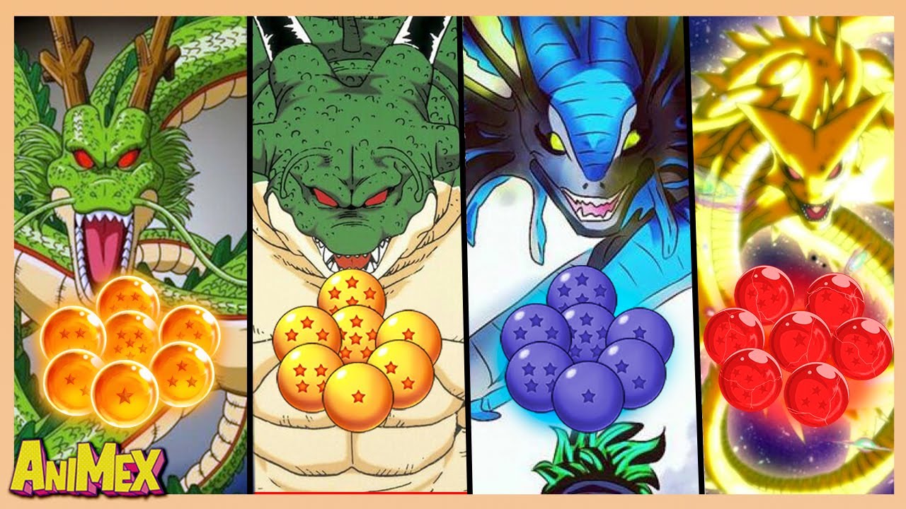 TODAS as ESFERAS e DRAGÕES MAIS PODEROSOS DE DRAGON BALL
