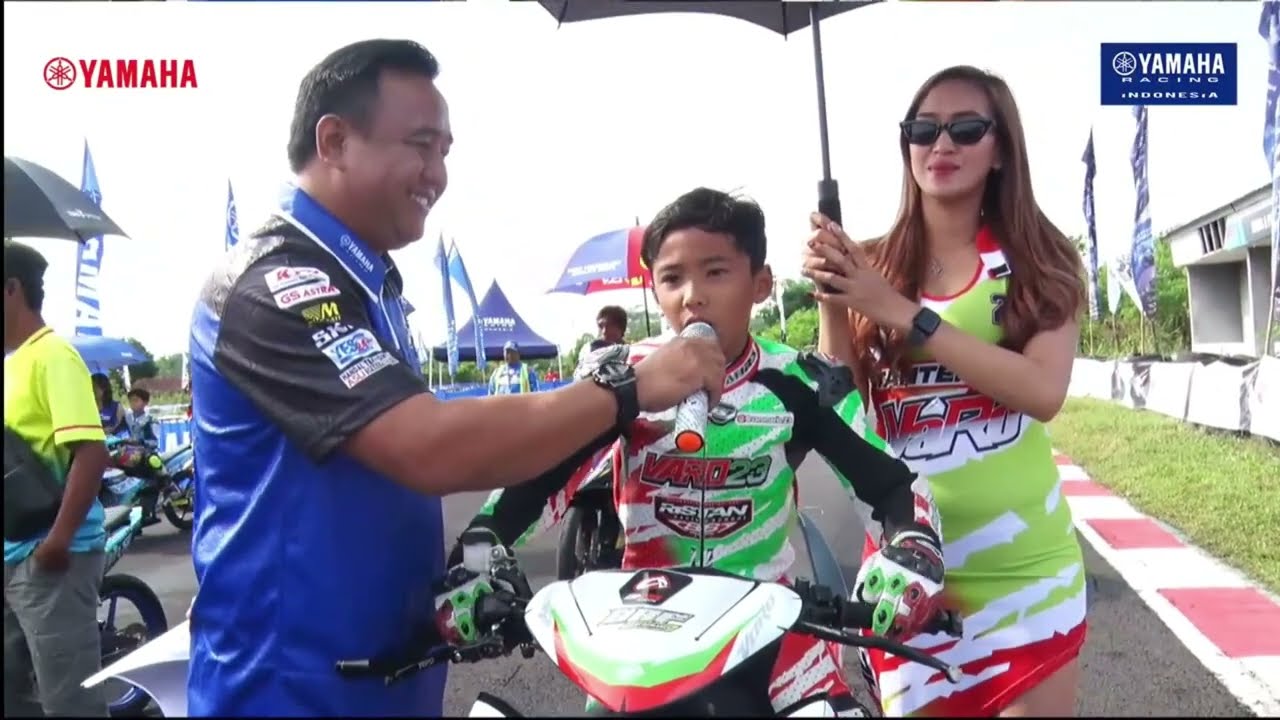 Big Crash Sampai Red Flag!! Race Beginner  (U12)Yamaha Cup Race (YCR) Tasikmalaya