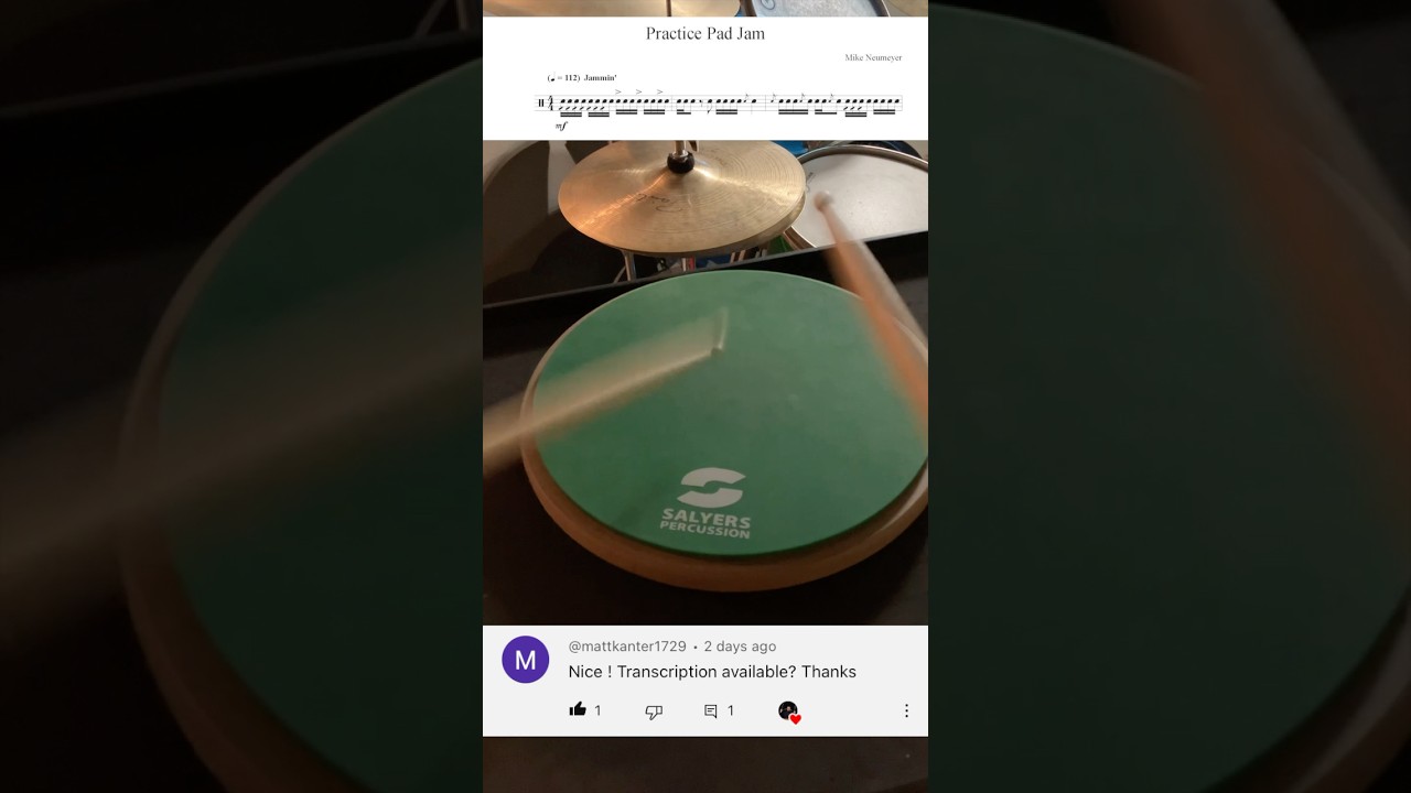 Practice Pad Jam NOTATED 