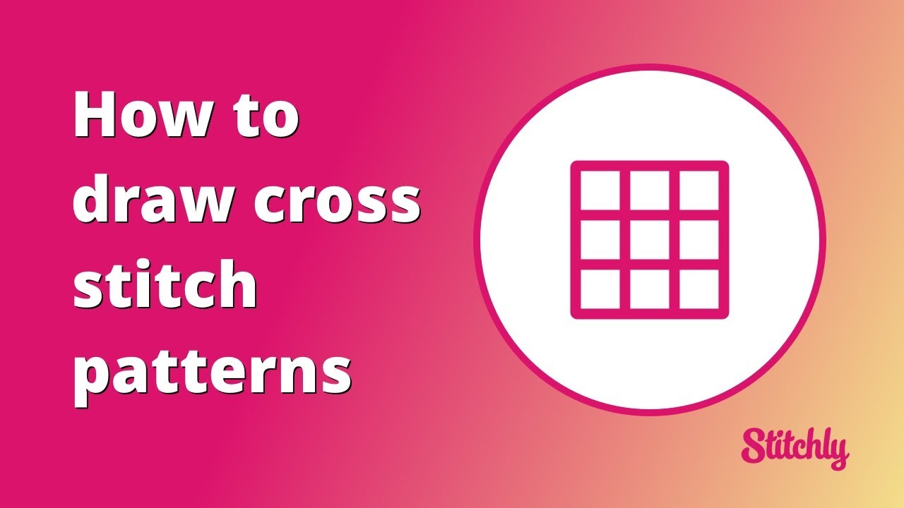 How to draw cross stitch patterns on iPhone & iPad (Stitchly Tutorial)