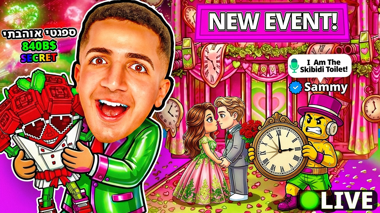 LIVE ROBLOX | 😱!!! צייד הסקאמרים באיוונט הכי ארוך אי פעם