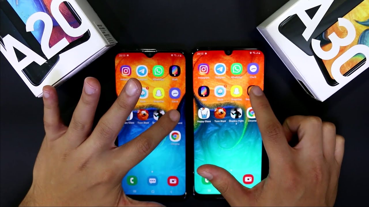 Galaxy A20 Vs Galaxy A30 - Speed Test & Camera