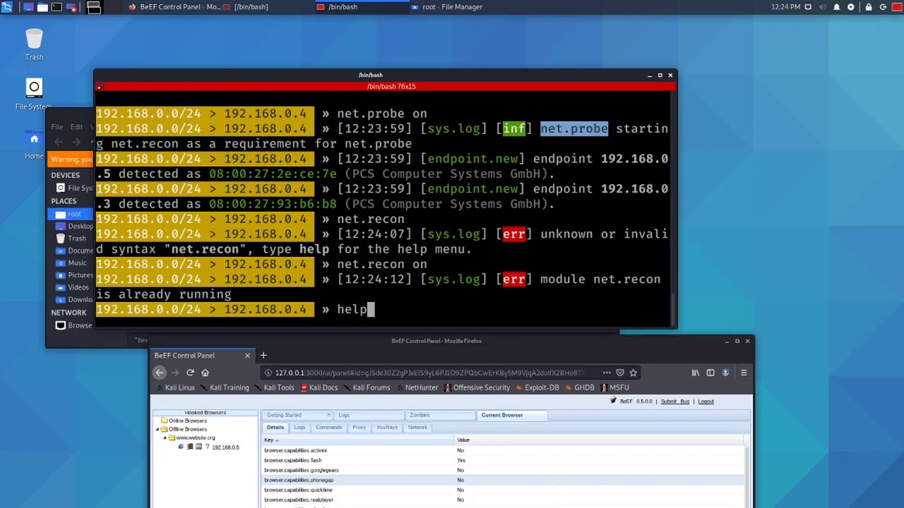 How To Inject Beefhook JS with bettercap 2 using Kali Linux 2021