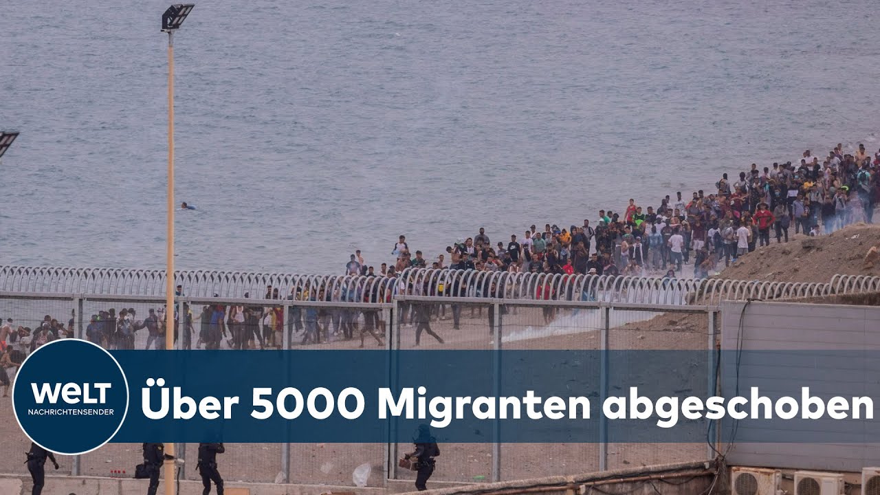 FLUCHT NACH CEUTA: Zahlreiche unbegleitete Minderjährige unter den Geflüchteten aus Marokko