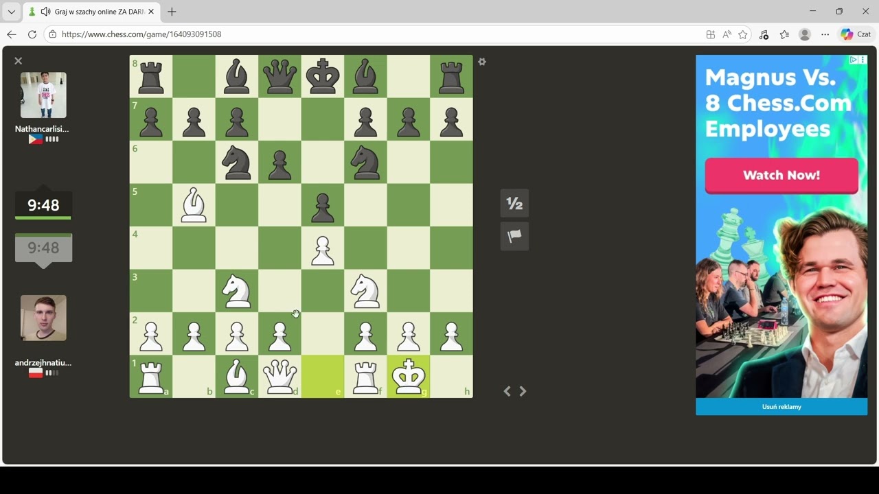 Droga do 1600 elo, chess.com #19