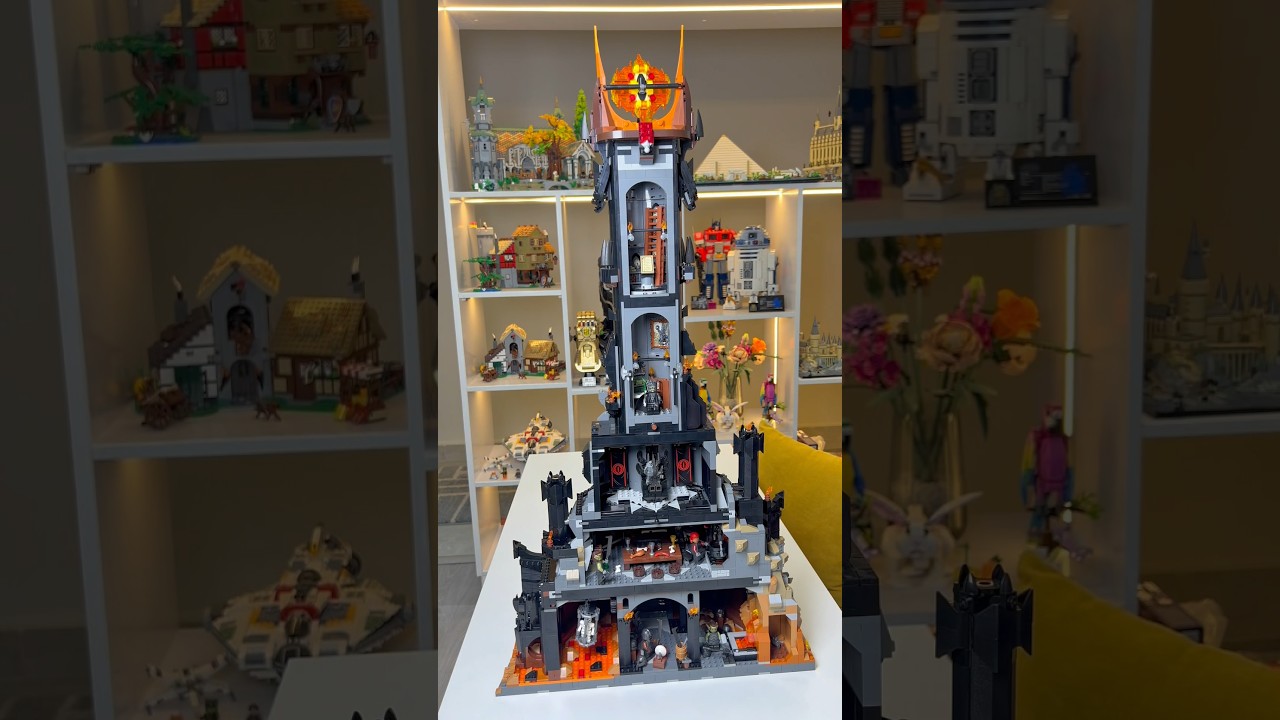 Every detail in LEGO The Lord of The Rings Barad Dur! 