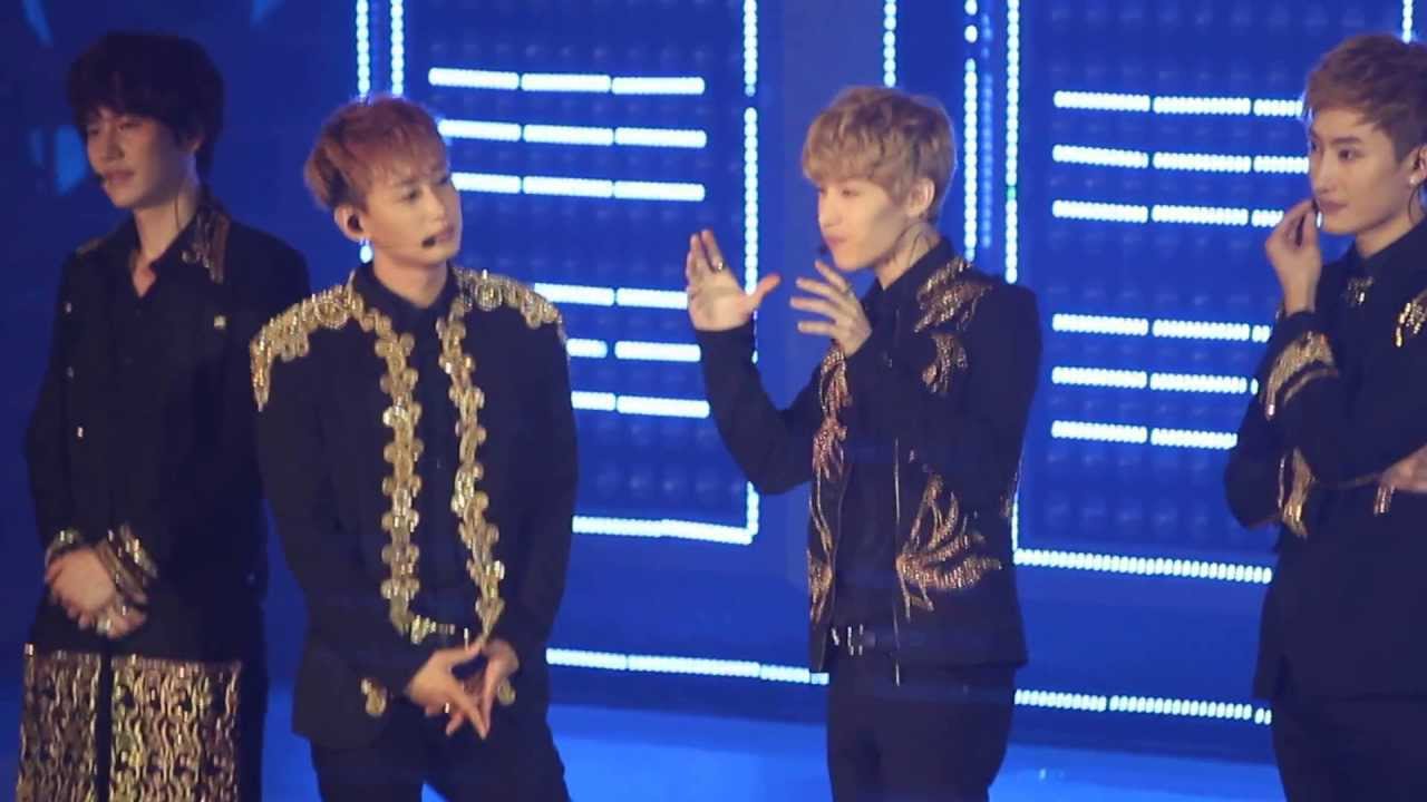 130615 Super Junior SS5 HK: Henry Lau introducing himself in Cantonese! (With other SJ members)
