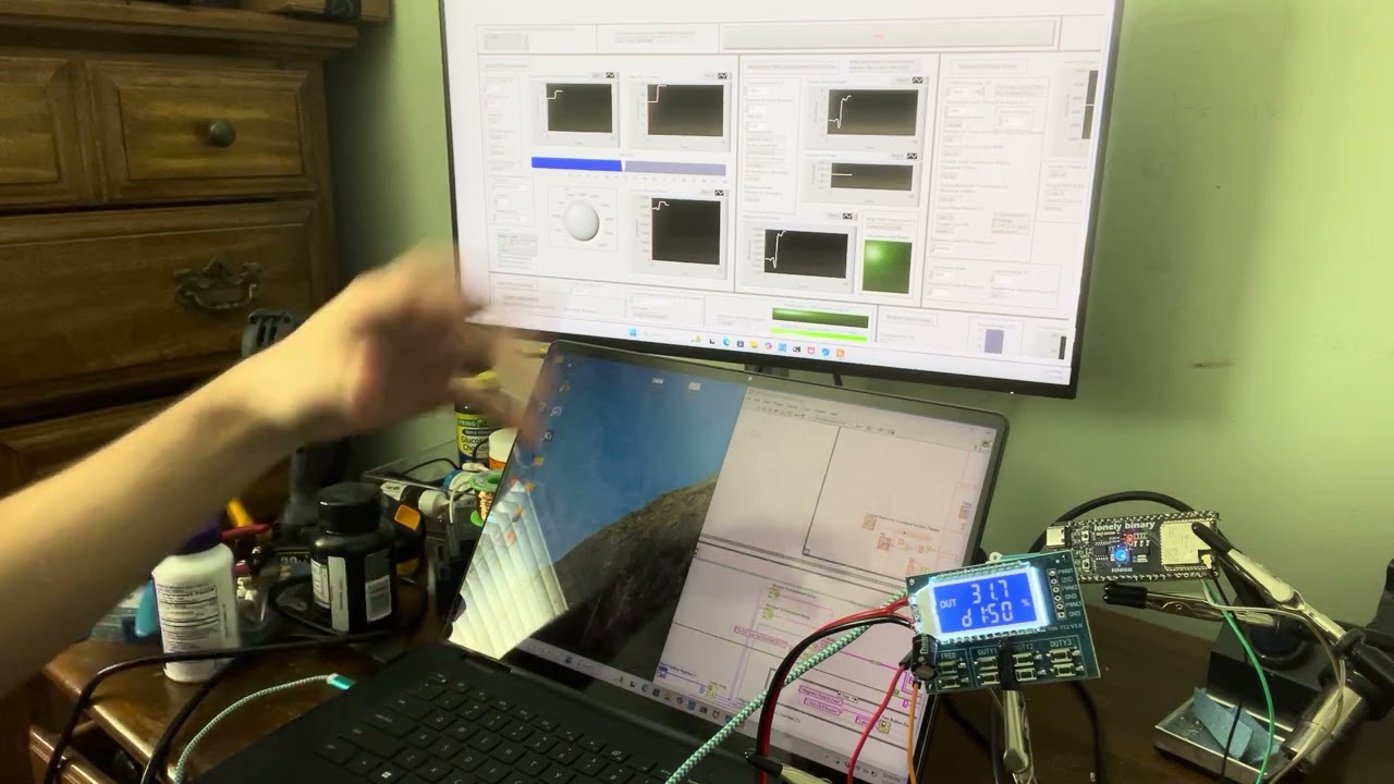 LabVIEW-ESP32-S3-PWM Signal Generator
