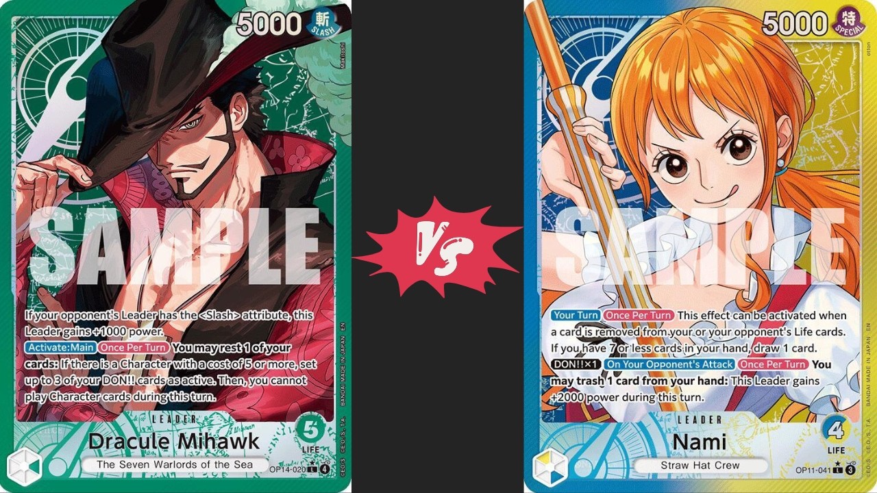 OP14/EB04 BAM Locals G Mihawk v UY Nami Round 1