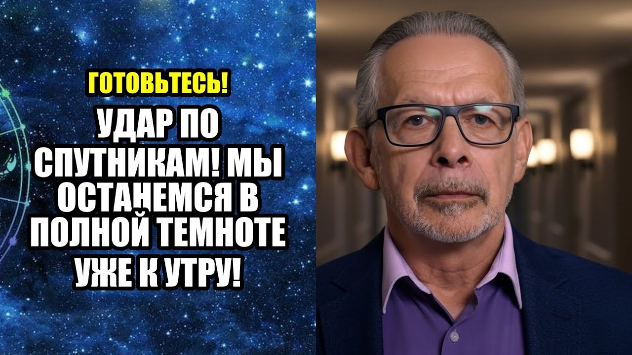 УДАР ПО СПУТНИКАМ! МЫ ОСТАНЕМСЯ В ПОЛНОЙ ТЕМНОТЕ УЖЕ К УТРУ!