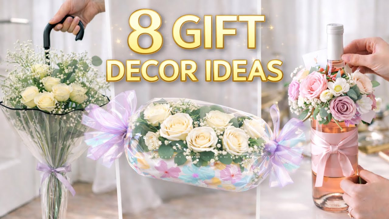 8 Beautiful Gift Decor Ideas You Can Make at Home