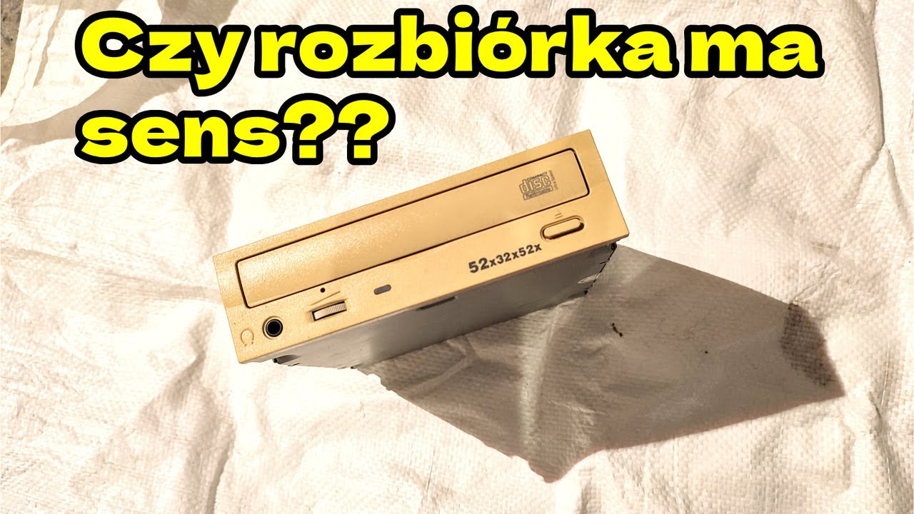Napęd CD/DVD na złom,  w całości czy rozbiórka?