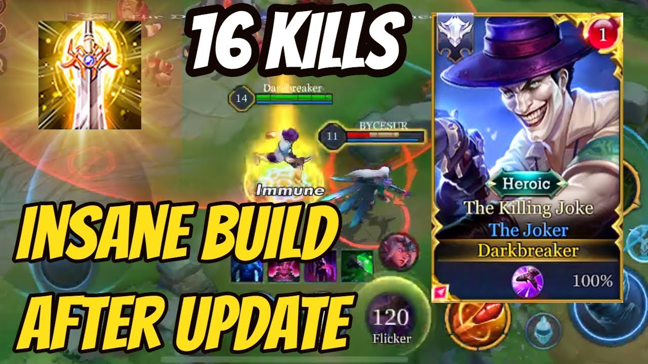 THE BEST JOKER BUILD FOR NEW PATCH | AoV | 傳說對決 | RoV | Li&ecirc;n Qu&acirc;n Mobile | 펜타스톰