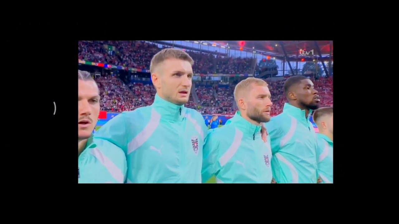 Austria Nationa Anthem (vs Turkey) - EURO 2024 Round of 16