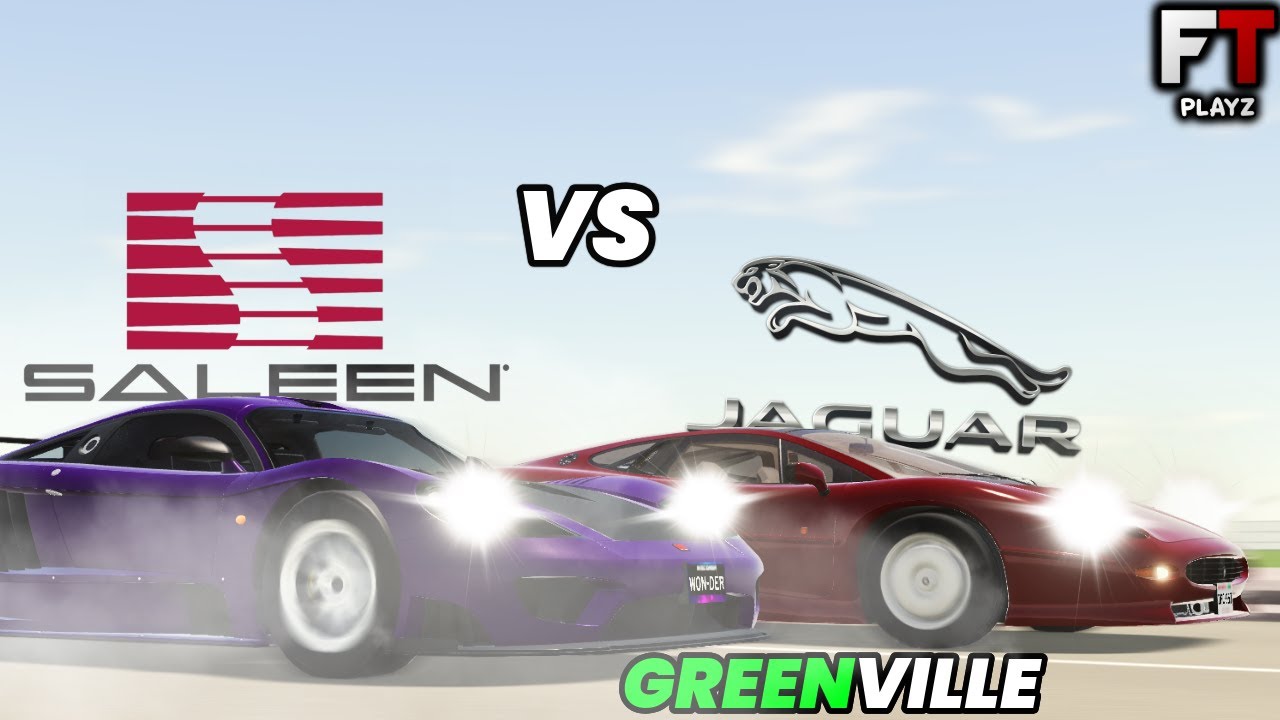 Which Car Is Better In Roblox Greenville?! (Jaguar XJ220 VS Saleen S7!)