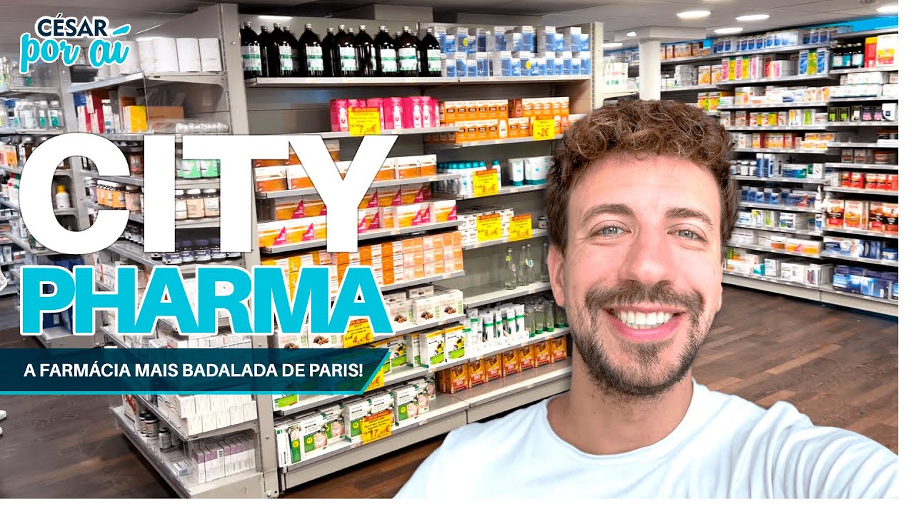 FIZ COMPRAS na FARMÁCIA MAIS BARATA de PARIS! CITYPHARMA VALE A PENA? com VALORES!