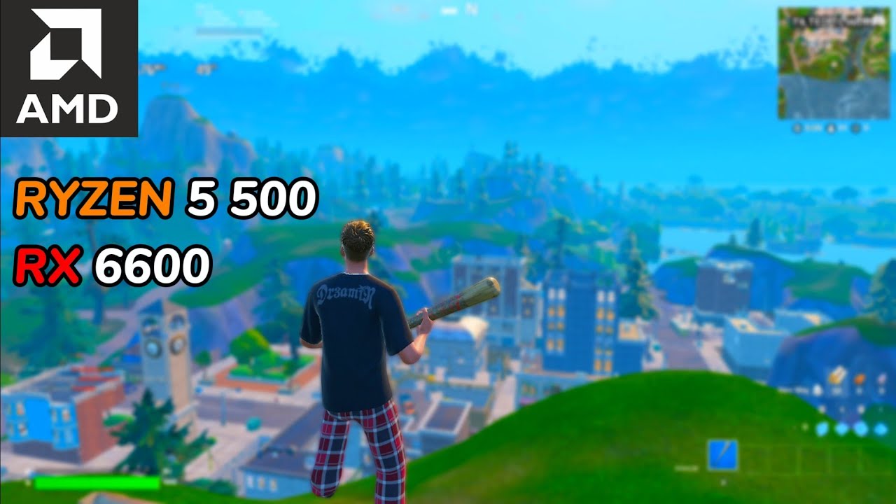RYZEN 5 5500 | RX 6600 | Fortnite | Ranked Reload Benchmark | Performance Mode