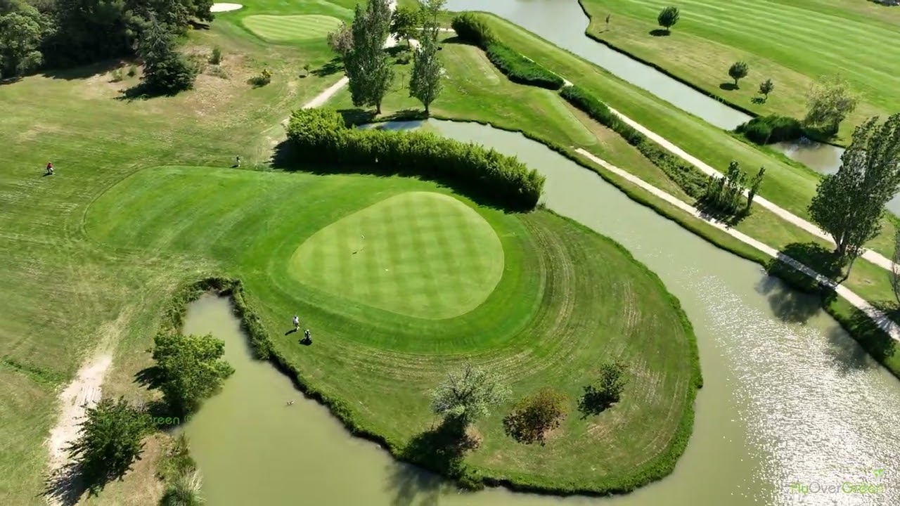 Golf Club De Miramas - drone aerial video - Overview