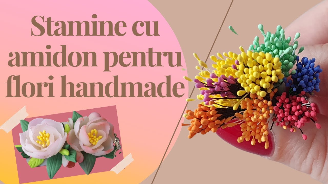 Stamine colorate pentru flori