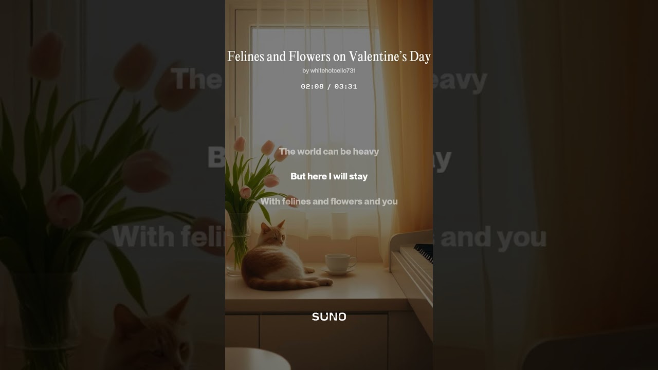 Felines and Flowers on Valentine’s Day 23