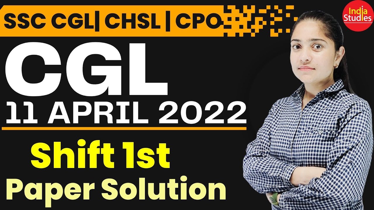 ssc cgl 11 april 2022 sift-1 paper solution  || Maths  By Mona Mam