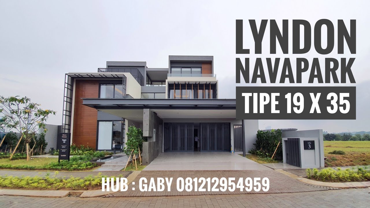 LYNDON NAVAPARK BSD CITY TIPE 19 X 35. Tetanggan Sama Raffi Ahmad‼️ NAVA PARK