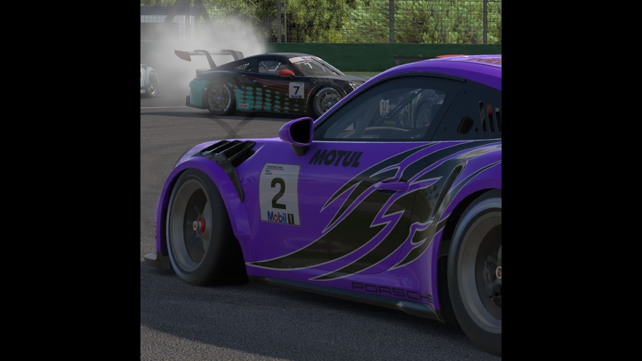 Hockenhiem Porsche cup race Iracing