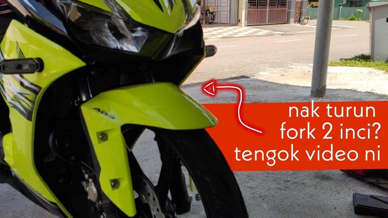 RSX turun fork 2 inci ? boleh ke ? tak sangkut ke ?