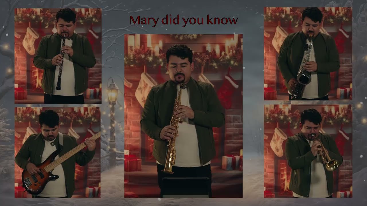 Mary, Did You Know? | Instrumental Christmas Worship for Winds & Bass #christmasinstrumental