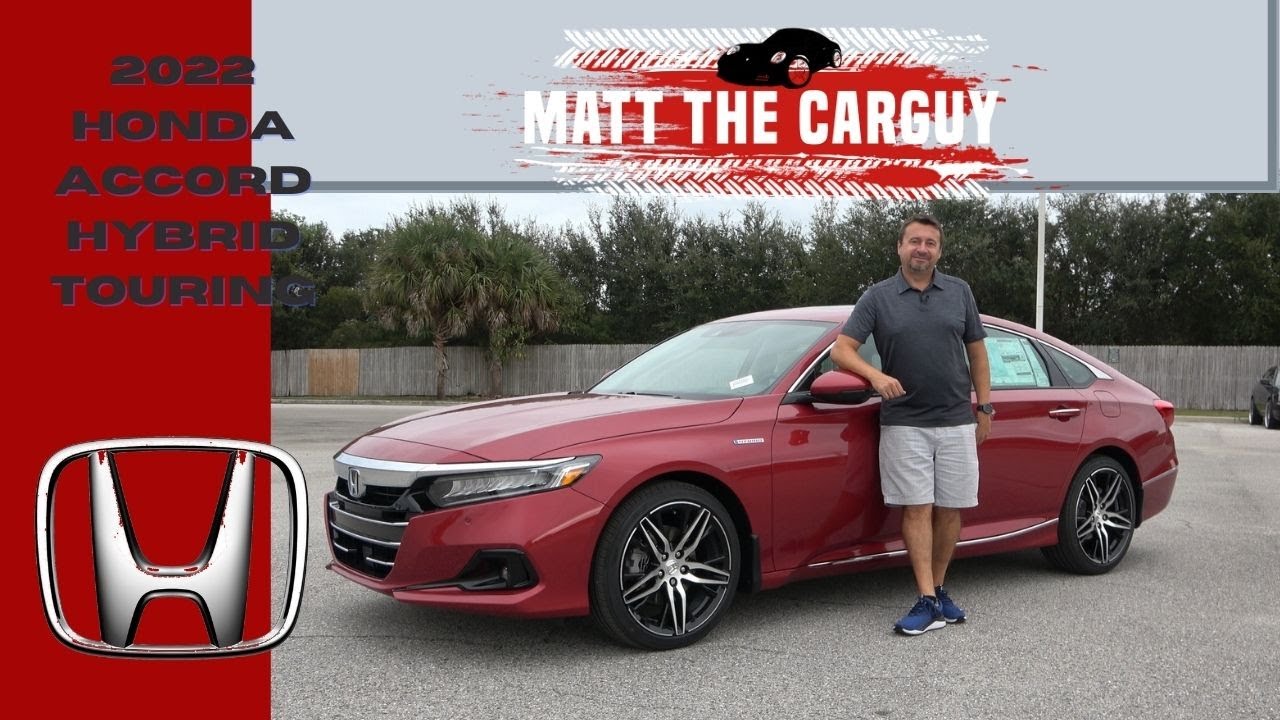 Is the 2022 Honda Accord Hybrid Touring the best Hybrid in its class? Walk around, review, POV drive