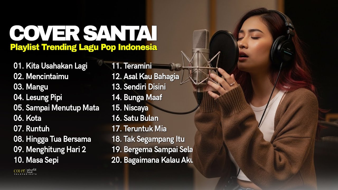 Lagu Cover Santai 🖤🎧 || Playlist Trending Lagu Pop Indonesia 2025